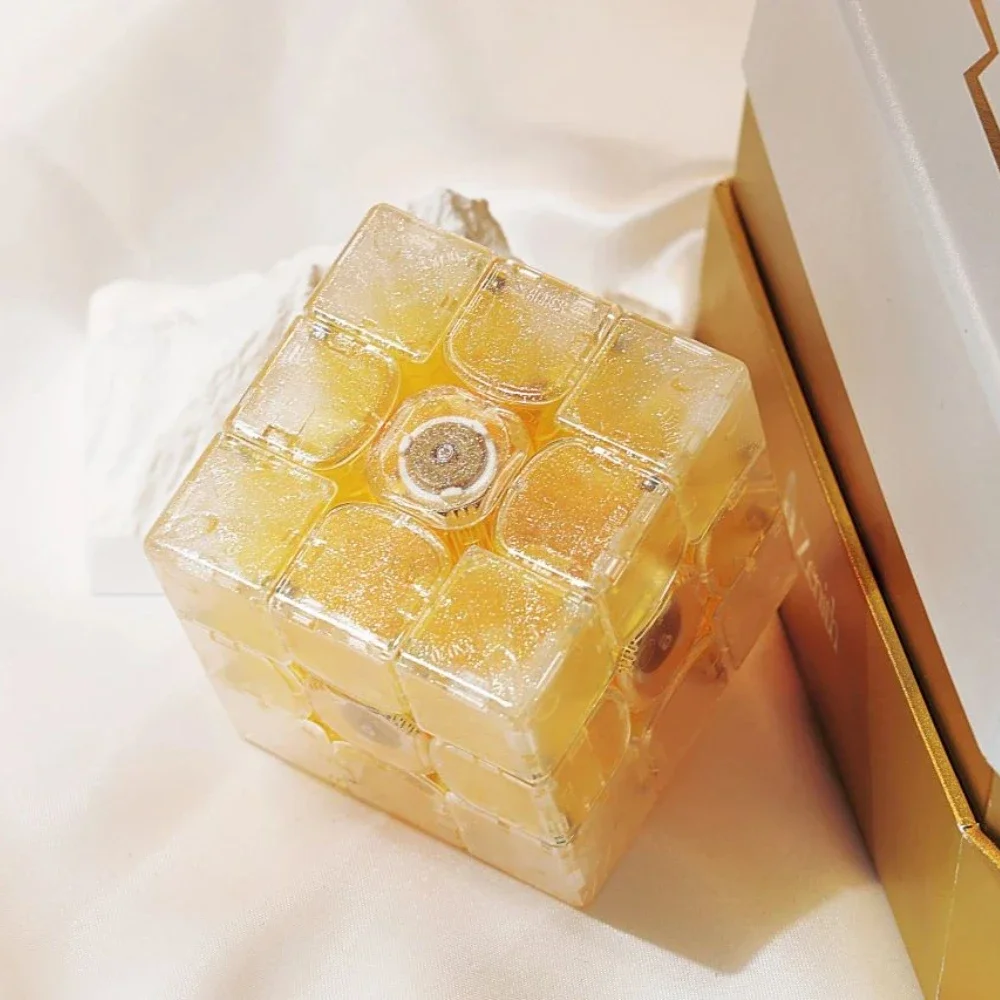 Gan 15 Maglev – Cube de vitesse magnétique UV, édition limitée, Collection magique, sans autocollant, professionnel, hiver 2024