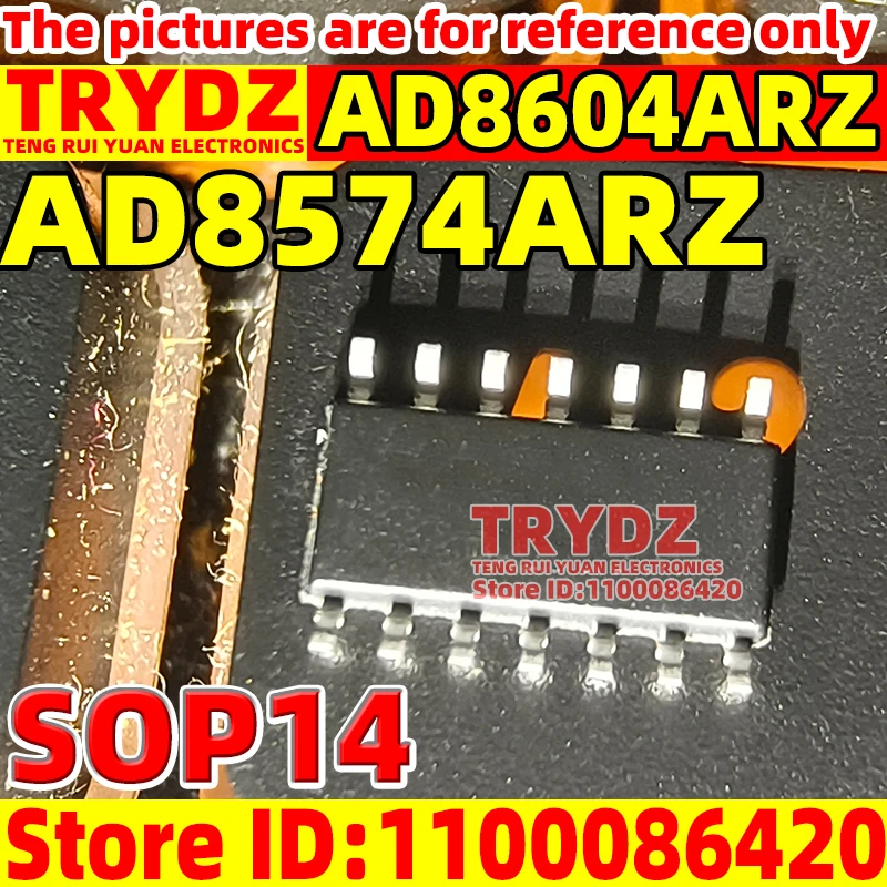 20-1pcs New AD8604ARZ AD8574ARZ SOP14 Precision amplifier chip IC