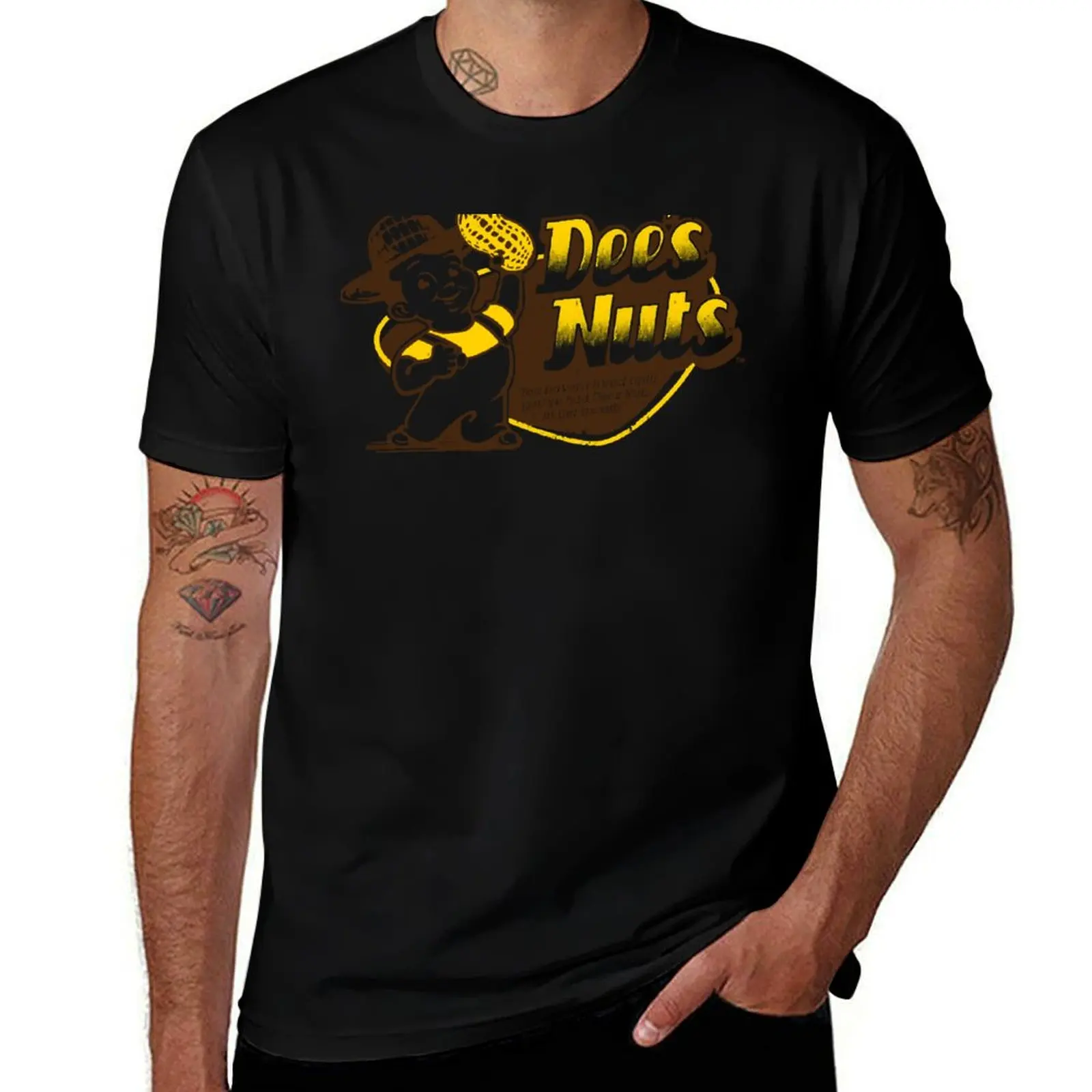 DEE&39;S NUTS T-Shirt Quick Dry Sports Short Sleeve Tee