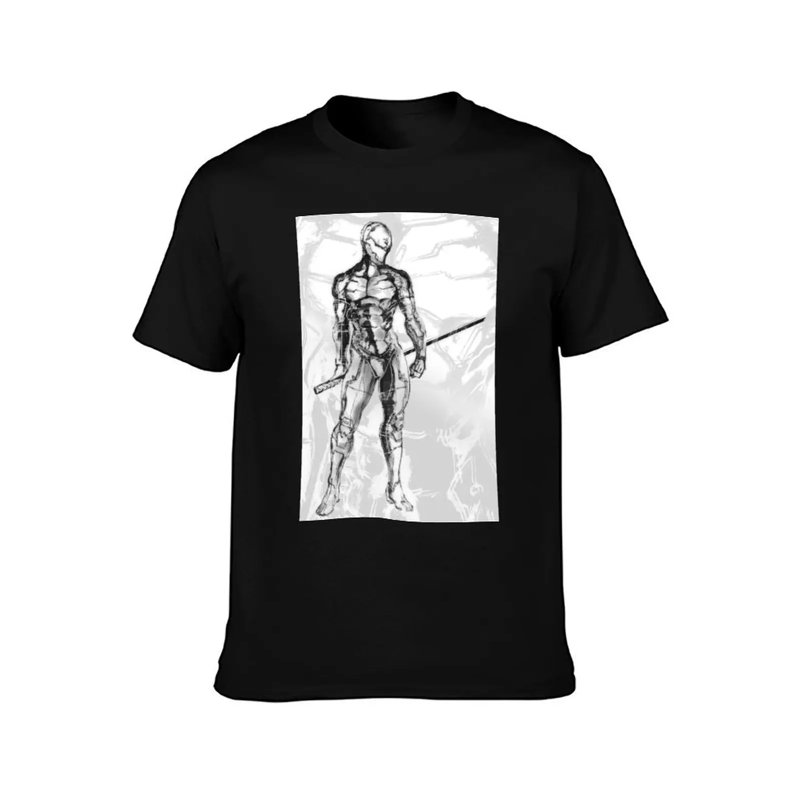 Cyborg Ninja T-Shirt Big and Tall Loose Fit T-Shirt
