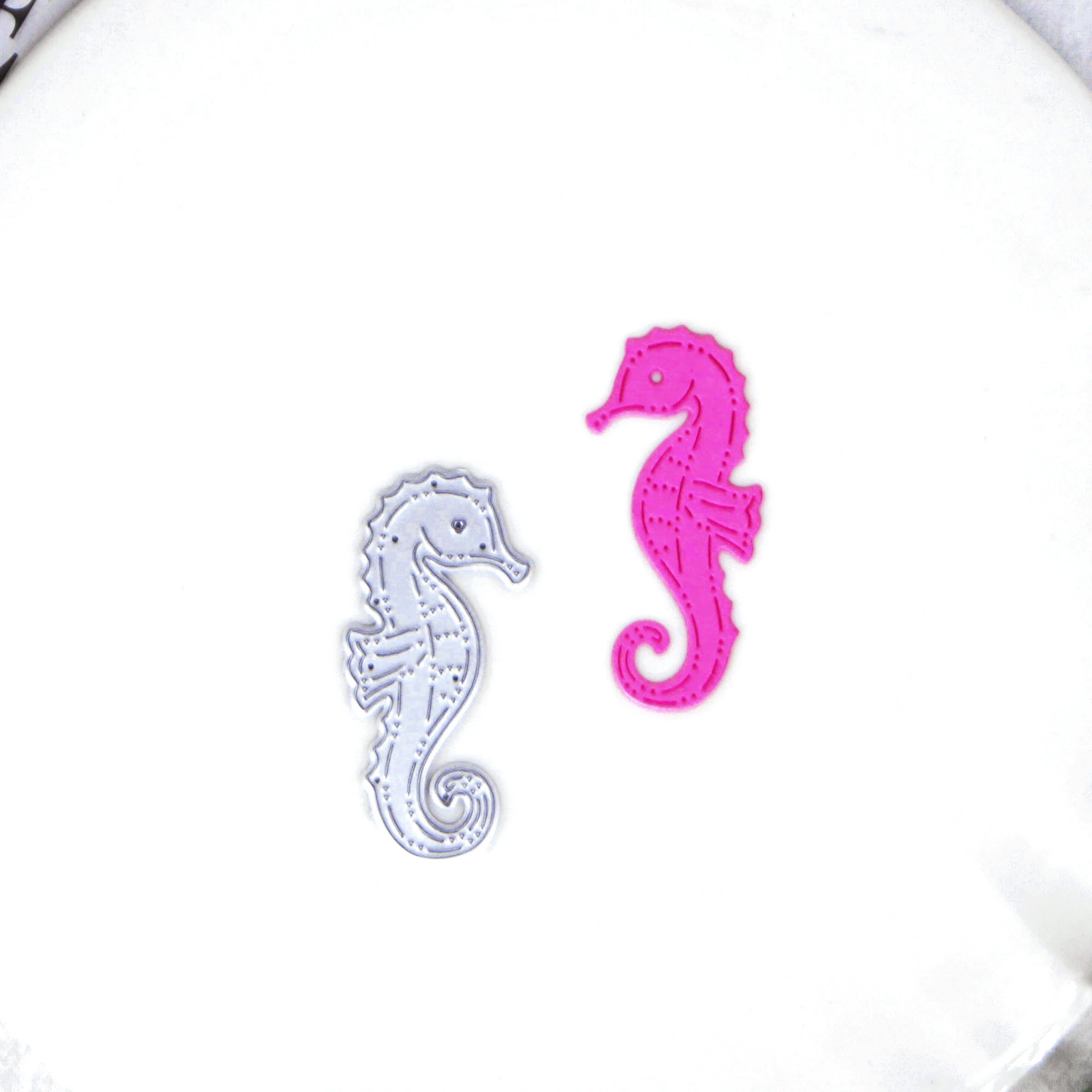 Metal Cutting Dies Scrapbooking New Sea Horse Slimline Card Dies Embossing Paper Craft Stencil Die Cutter DIY Album Decorating S