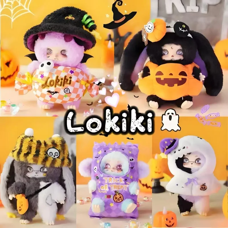 

Lokiki Let's Prank Together Series Blind Box Plush Doll Mystery Box Action Figure Collection Toys for Kids Halloween Party Gifts