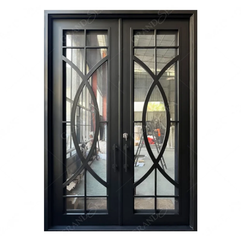 custom.Front House Iron Door Grill Design Single Wrought Iron Front Entry Door With Iron And Glass