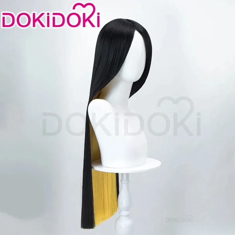 LQIN STOCK Sir Pentious 가발 애니메이션 코스프레 가발 DokiDoki 남성 80cm 긴 머리 고내열성 Sir Pentious 코스프레 무료 가발 모자