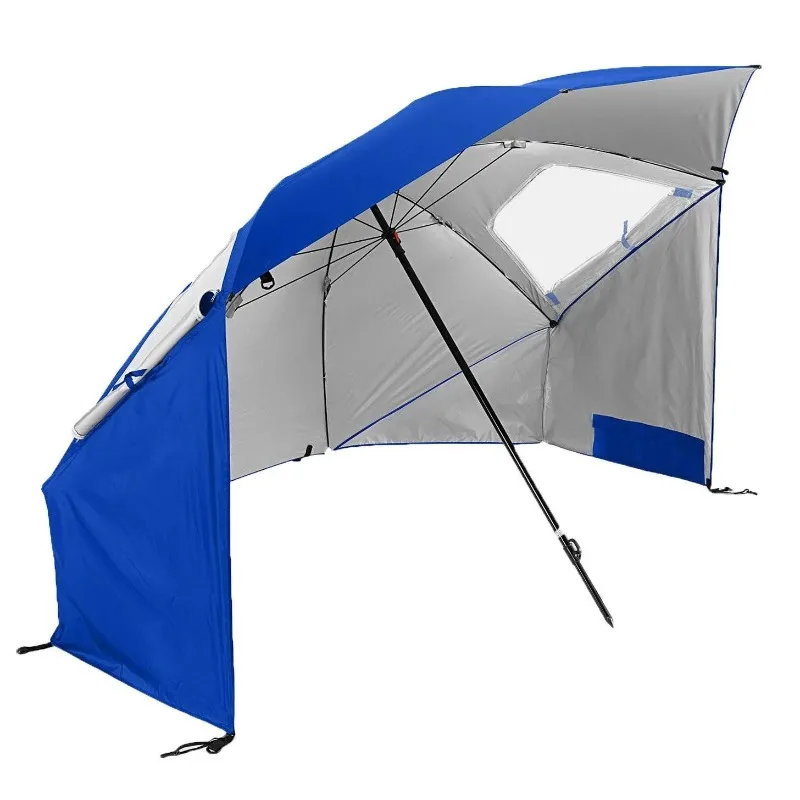 

Sport-Brella Super-Brella 8-Foot Portable Sun Shelter Weather Umbrella, Blue