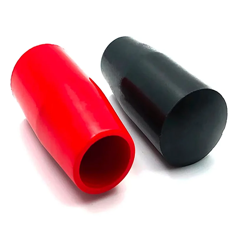 Rubber Wood Long Handle Cover Mechanical Control Rod Group Short Handle Cover Handle Rod Rubber Wood Handle Red/Black