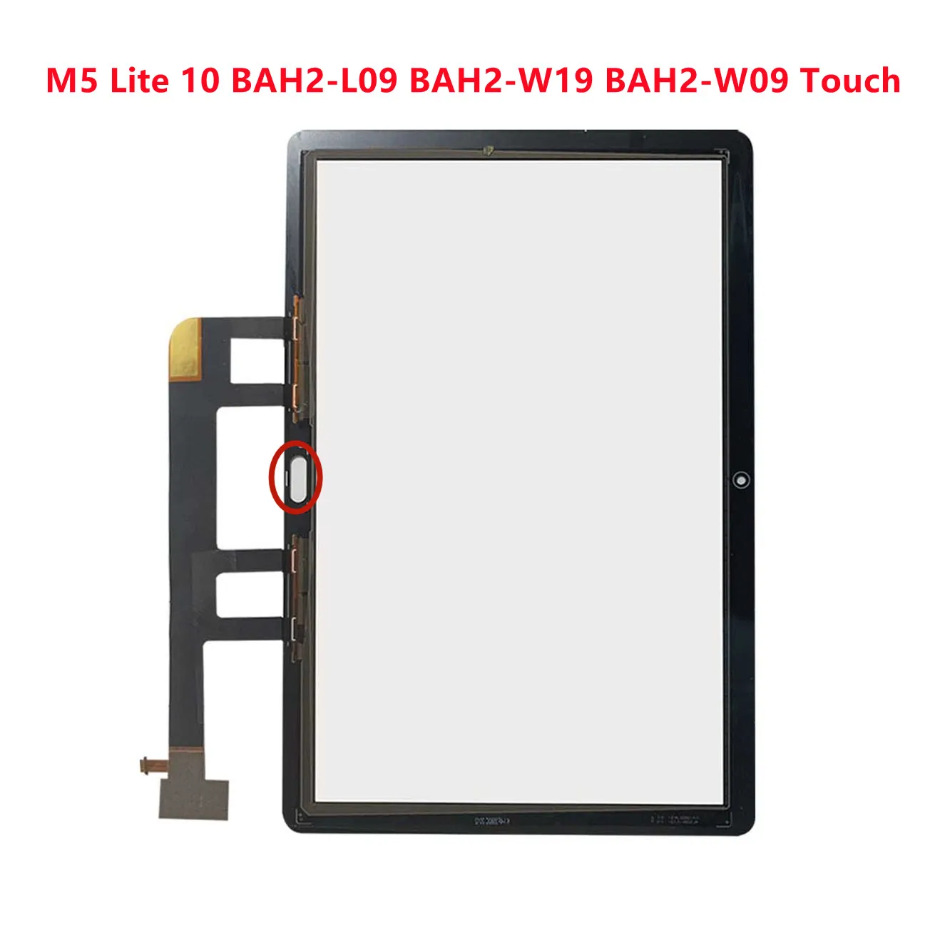 

New For 10.1" Huawei MediaPad M5 Lite 10 BAH2-L09 BAH2-W19 BAH2-W09 Touch Screen Front Glass Digitizer Panel Replacement Tested