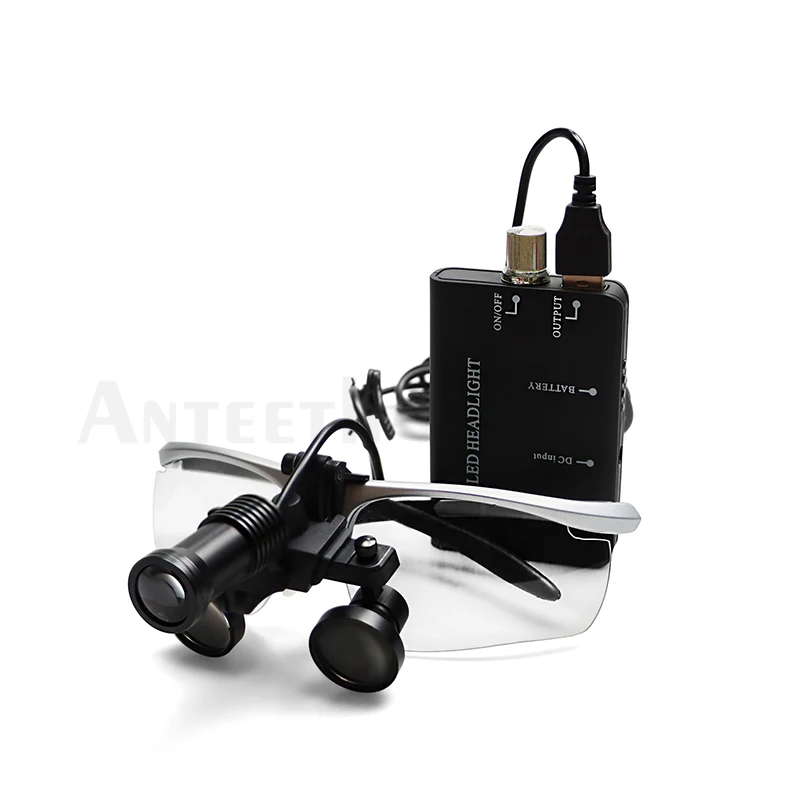 den-tal Loupes Led Light Medical Surgical Loupes microsurgery glasses  Eye Loupe Magnifier 2.5x 3.5x Magnifying glass