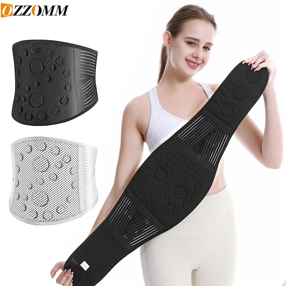 

1PCS Magnetic Therapy Back Brace Lumbar Support Self Heating Back Belt, Lower Back Brace,Neck Heating Pad,Relief for Sciatica