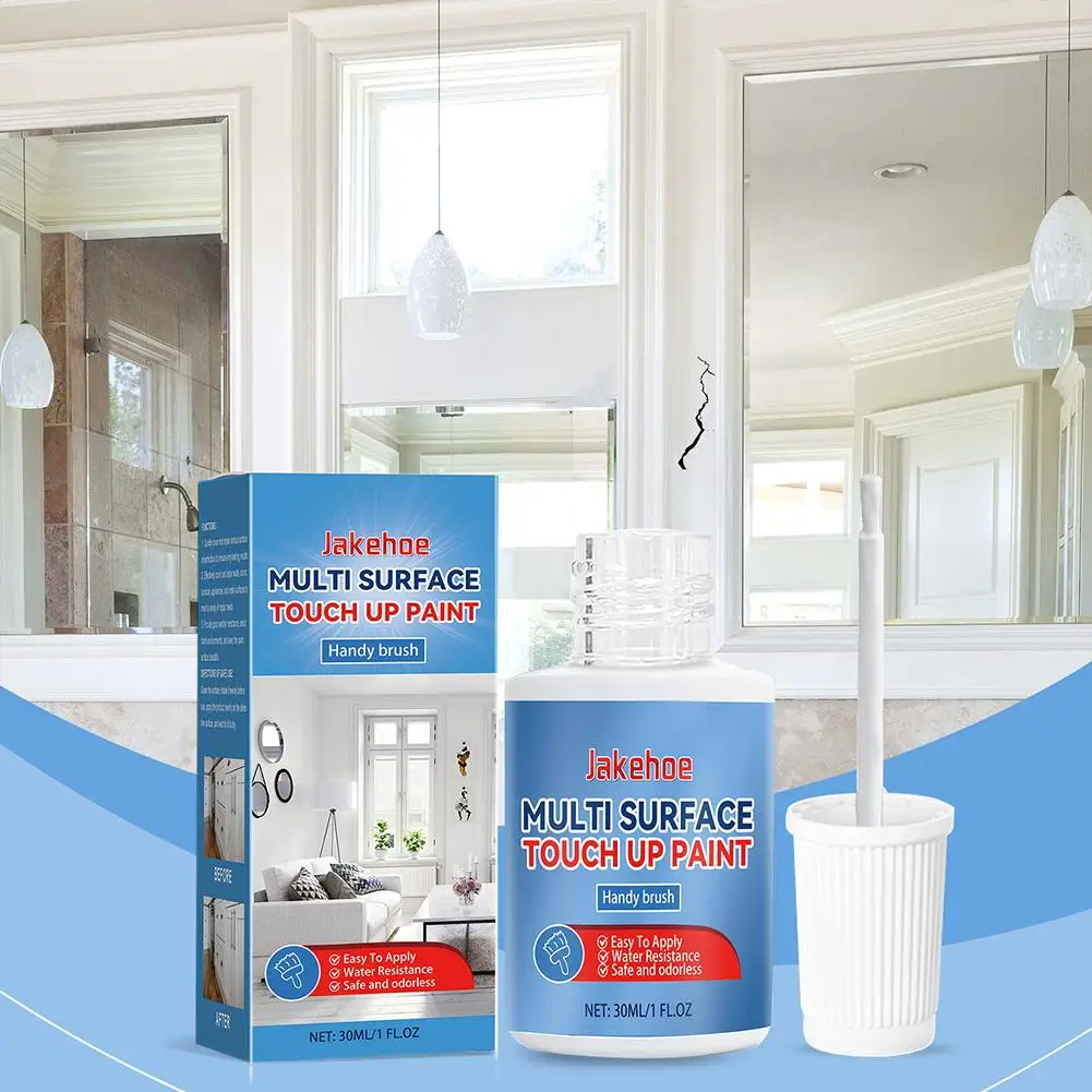 

Белая краска Touch-Up-Paint Матовая отделка для шкафов, стен, окон, дверей, чистки мебели и спящих стен соответствует все Su E4M5