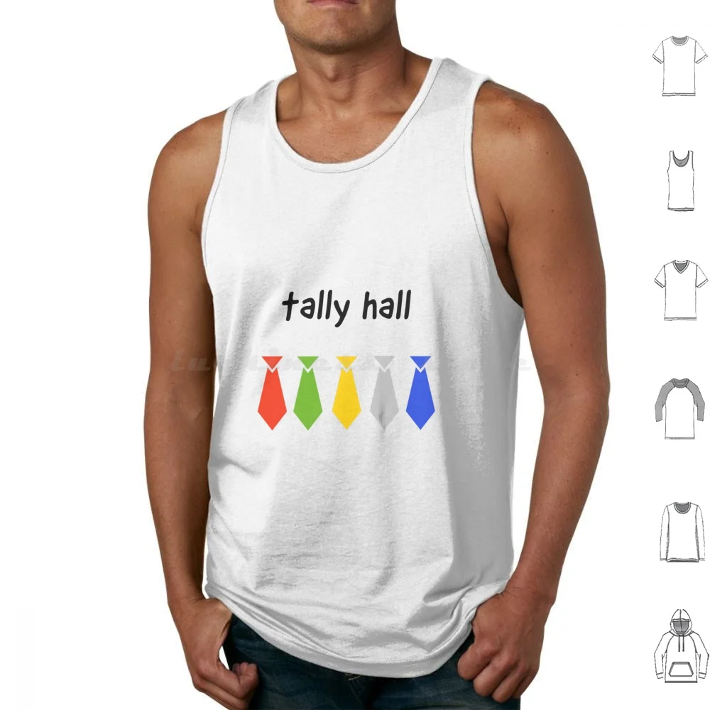 Matching Ties-Tally Hall Tank Tops Print Cotton Tally Hall Alt Indie Vinyl Graphic Design Music Lemon Demon Will Wood
