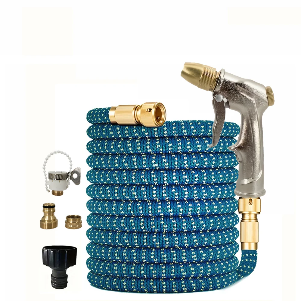 

Садовый шланг-рулонер FLOWERS SPRAL: расширяемый, высоконапорный, гибкий, для мойки автомобилей и полива сада, волшебный шланг для ирригации