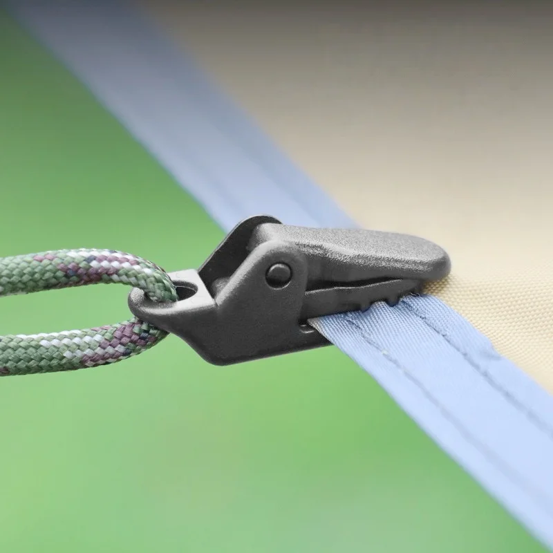 100/50/10 Stück Robuste Zeltclips Outdoor-Planenclips Windbeständige Camping-Zelthaken Krokodilklemmen für Outdoor-Camping – Detail 1