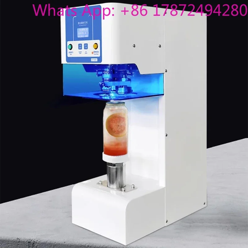 Fully automatic can sealing machine, commercial milk tea shop beer can sealing machine, beverage aluminum can sealing and packag