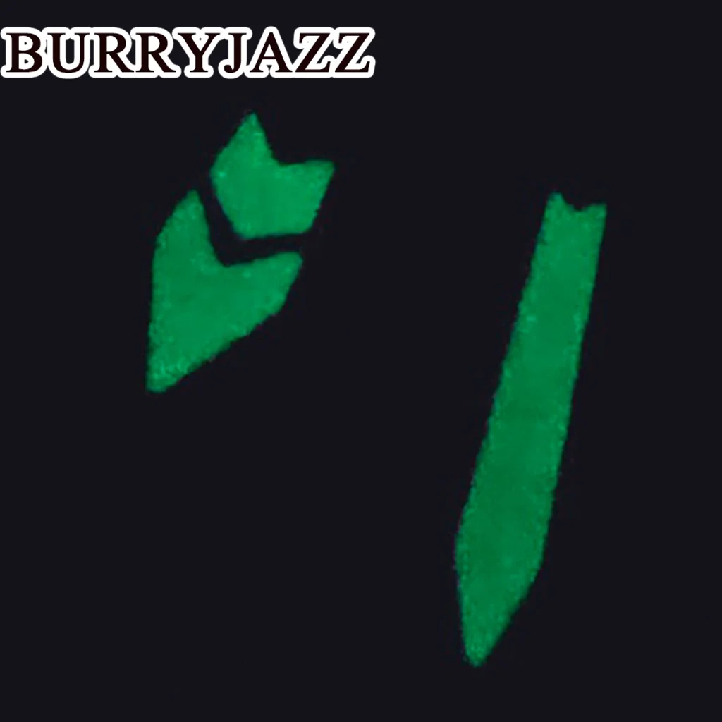 ساعة مضيئة من Burryjazz ، يد فضة ، أخضر ، NH35 ، NH36 ، NH38 ، 7S26 ، 7S36 ، 4R35 ، 4R36
