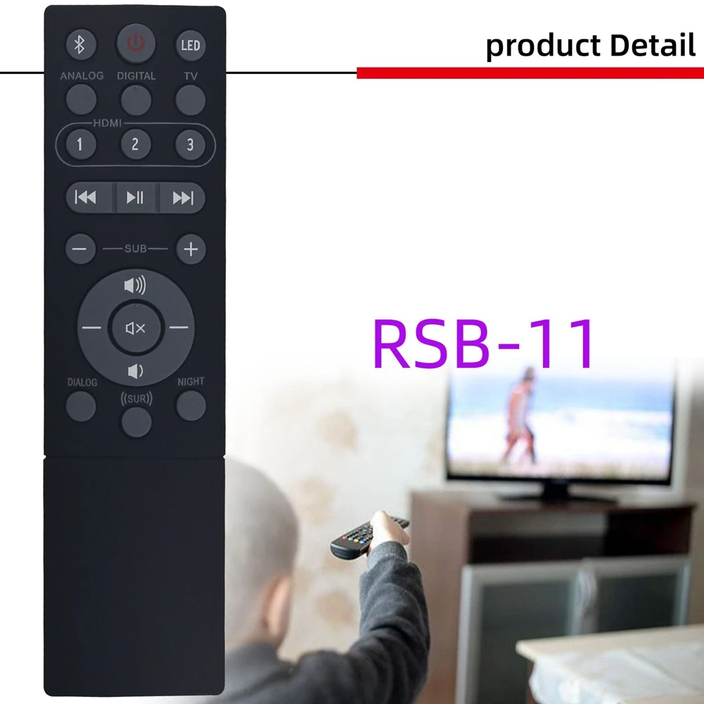 استبدال جهاز التحكم عن بعد RSB-11 1063117   لنظام شريط الصوت Klipsch RSB-14 1063120   جهاز التحكم عن بعد RSB11 RSB14