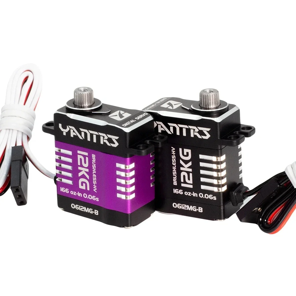 YANTRS 12KG Mini Micro Brushless Servo Programmable Reliable Super Speed 0.06S HV High Torque Metal Digital Servo Wing Helicopte