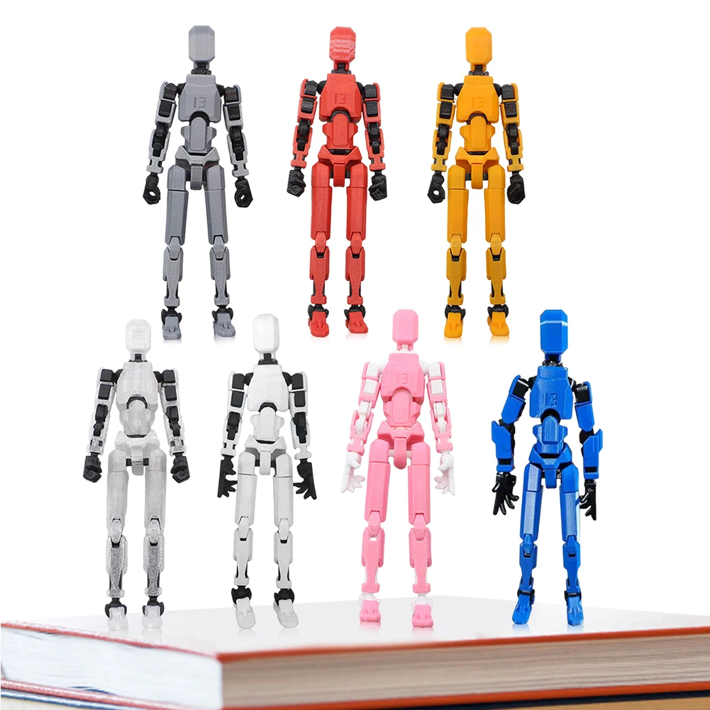 

1 Set Multi-Jointed Movable Robot 3D Printed Multi-Jointed Movable Robot 13 Full Body Activity Robot for Kids & Adults Gifts