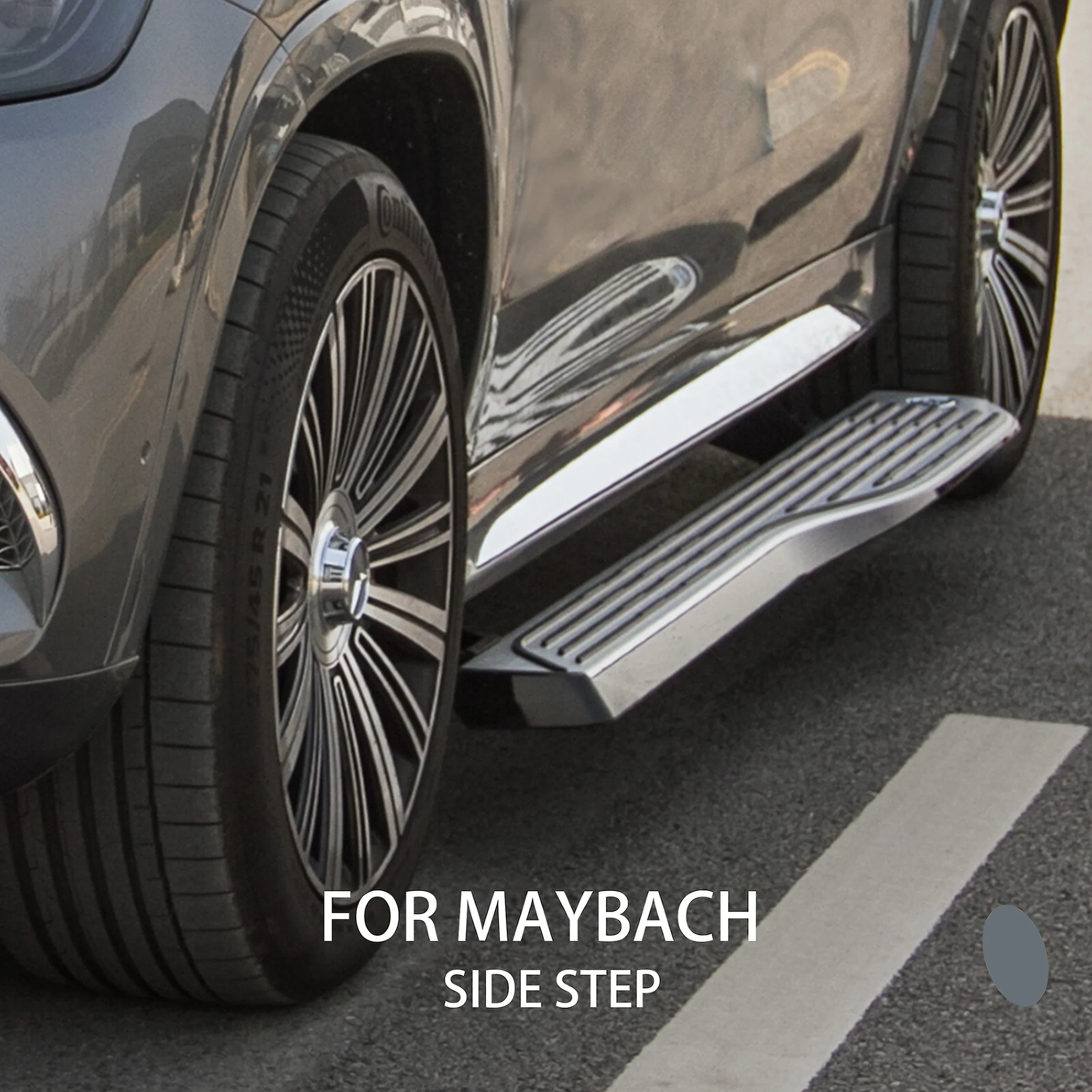 خطوات جانبية كهربائية لسيارة Mercedes Benz GLS W167 Maybach Style 450 480 600 2020+ لوحة جري قابلة للنشر #4