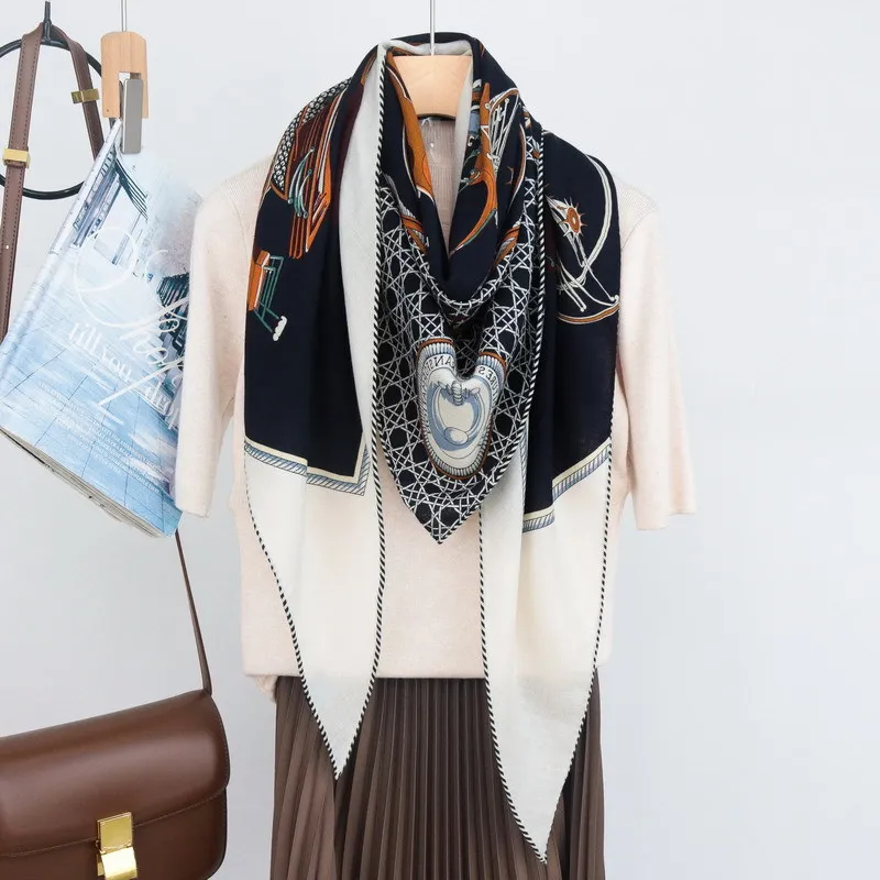 autumn-winter-new-sle-double-sided-same-color-print-silk-wool-scarf-triangular-awl-briti-retro-carriage-large-e