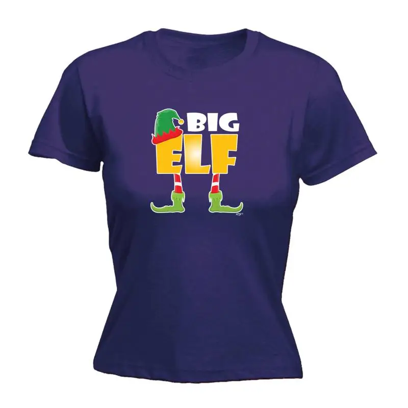 

Christmas Elf Big Womens T Shirt Funny Novelty Gift