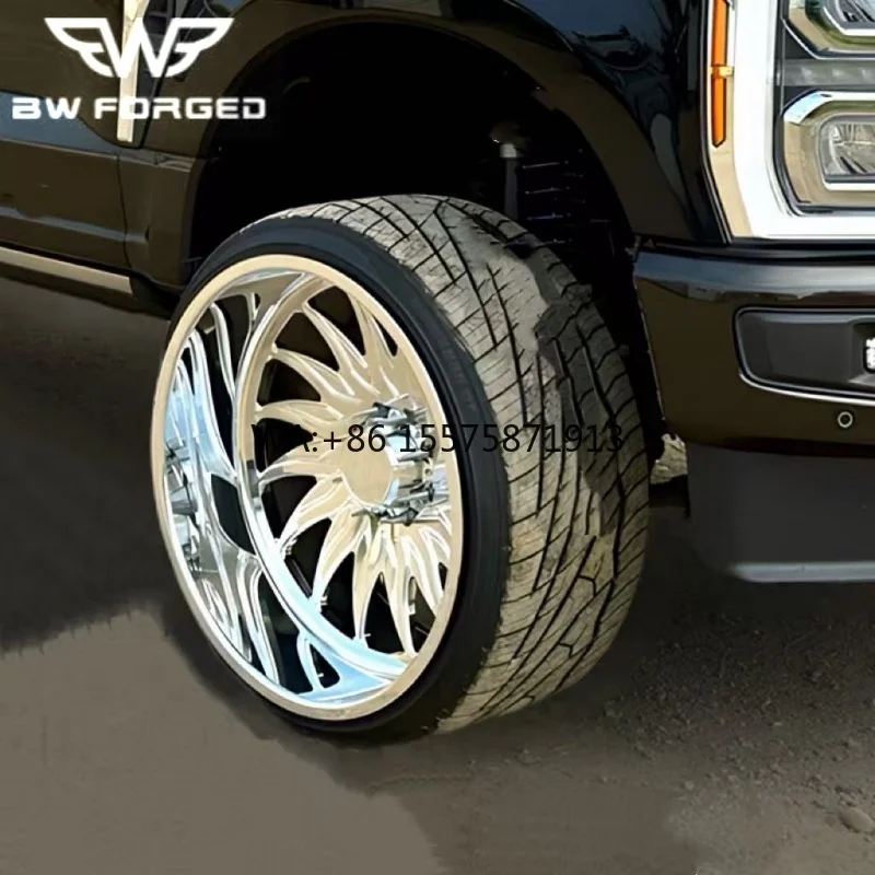 

Custom Polished Deep Dish Wheels 6x5.5 6x139.7 8x6.5 8x170 8x180 Forged Offroad Truck Rims 20x10 22x12 22x14 24x12 24x14