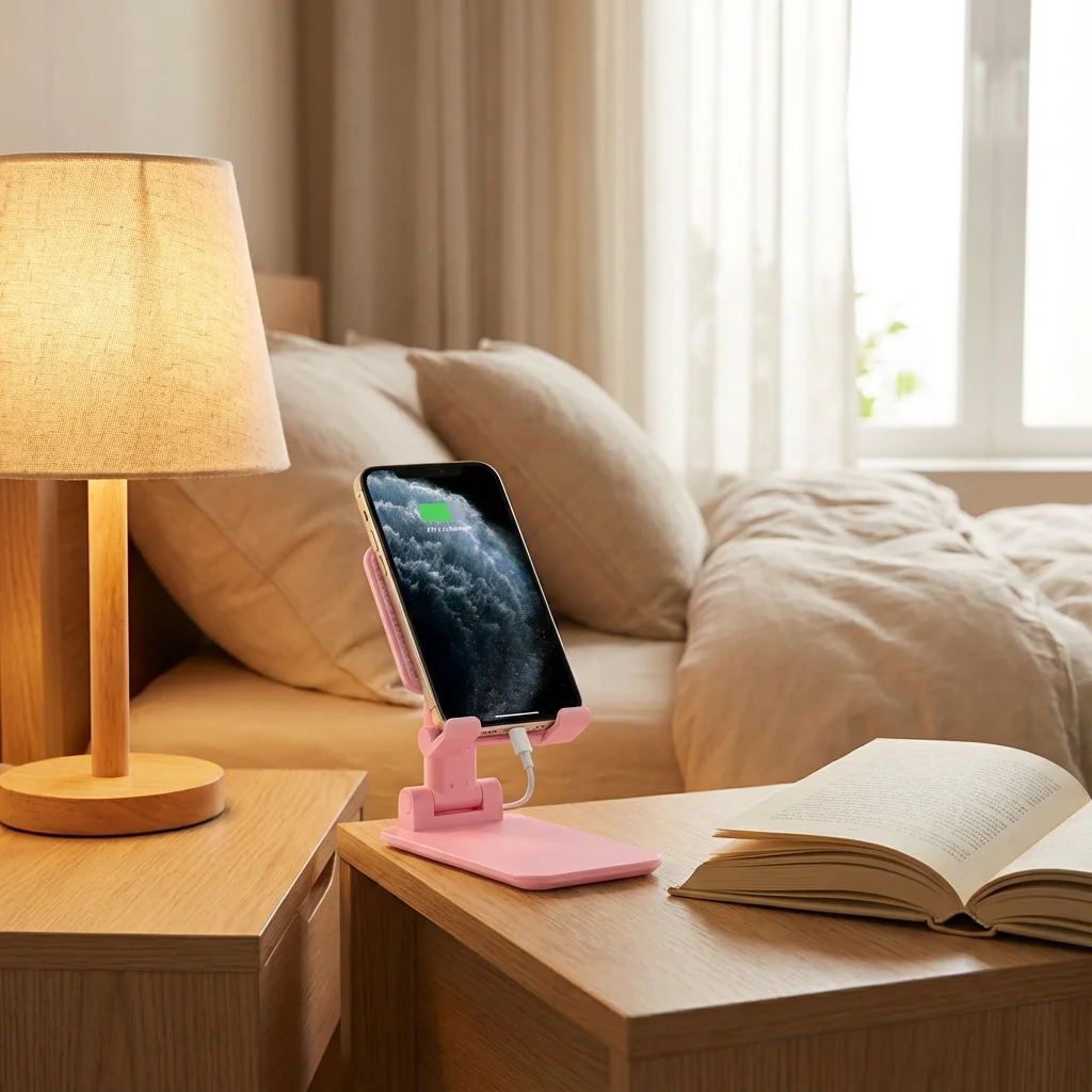 

1-Pack Foldable Phone Stand - Multi-Angle Adjustable, Stable Non-Slip, Ideal for Kitchen, Office & Entertainment