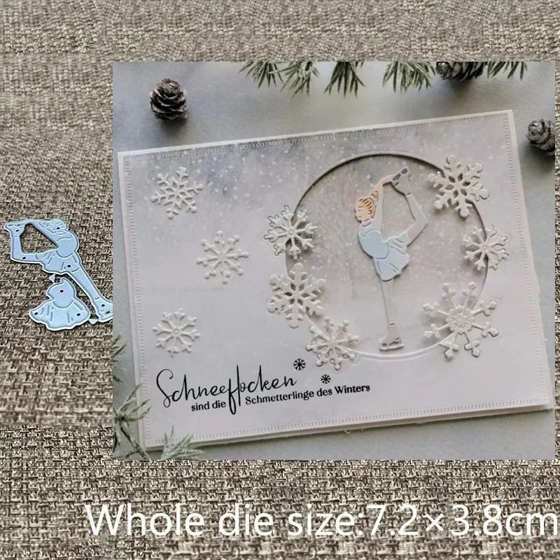 

XLDesign Craft Metal stencil mold Cutting Die Ice Ballet Girl scrapbook die cut Album Paper Card Craft Embossing