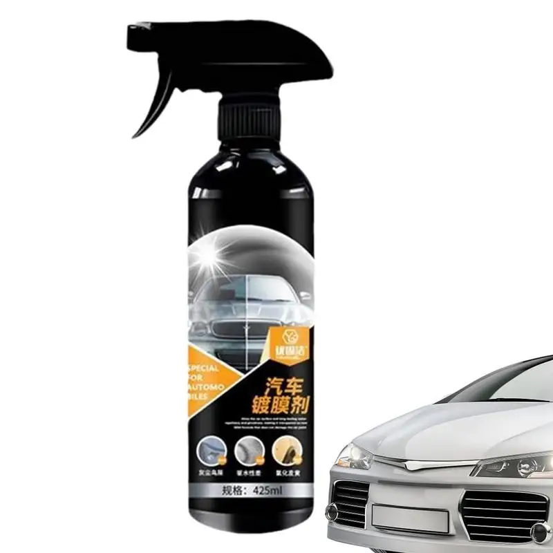 

Ceramic Coating For Cars Polishing Car Shield Coating Spray 425ml Ceramic Coating Fortify Quick Coat Car Polish Spray Waterless