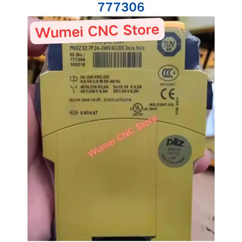 Brand New Original relay PNOZ X2.7P 777306 If you need other specifications, please consult