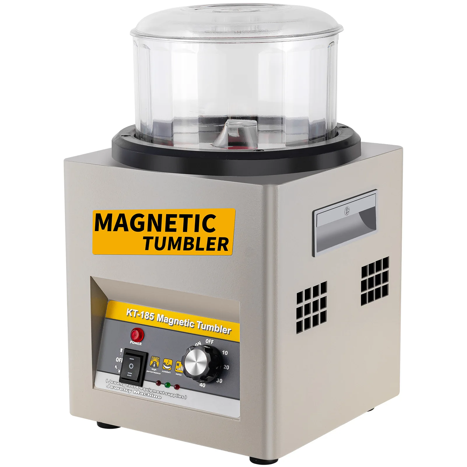 Magnetic Polishing Machine, Gold and Silver Grinding Machine, Metal Alloy Stainless Steel Deburring and Rust Removal
