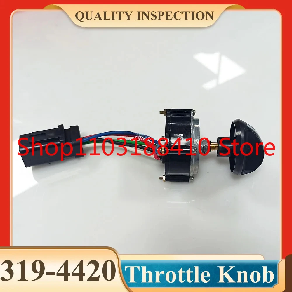 

3194420 319-4420 Throttle knob Switch Control Switch for Excavator E320D2 323D2 325D2 329D2 336D2 345D2