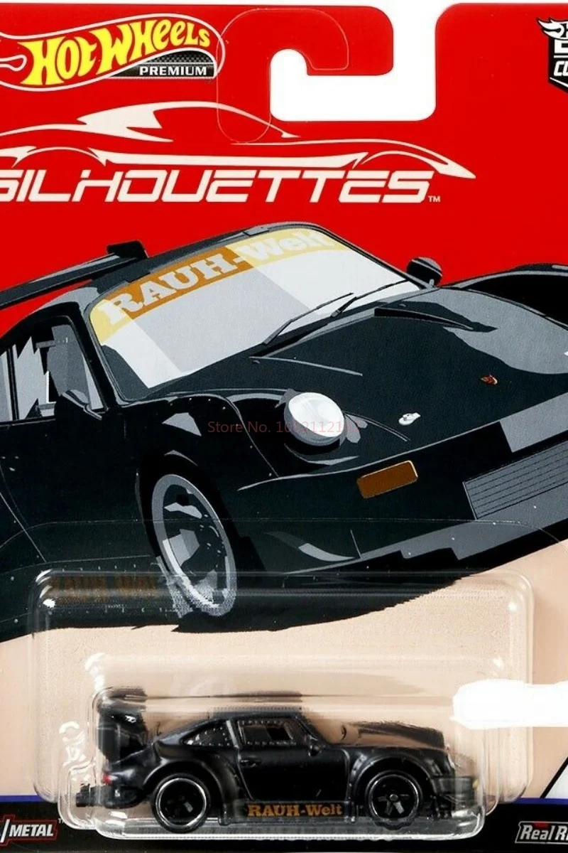 ใหม่ฮอทวีลส์ซิลลูเอทรถรุ่นพรีเมี่ยมซีรีส์ 1/64 RWB ปอร์เช่ 930 ของสะสมรูปแบบเครื่องประดับห้องของขวัญเด็ก