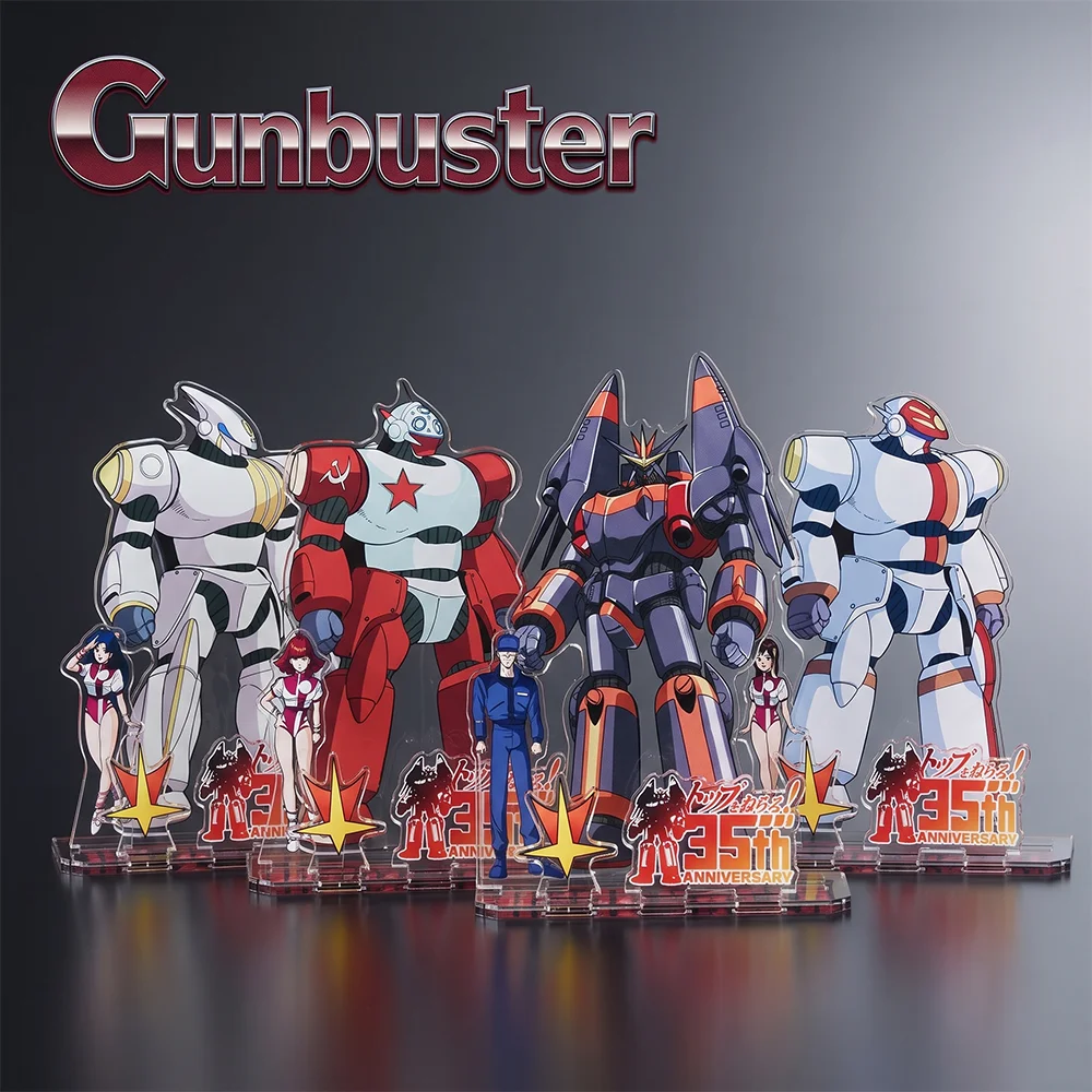Gunbuster Noriko Kazumi Jung Koichiro 15CM Acrylic Stand Keychain 2026 New Anime Stand Display Desk Decoration Collection Gift