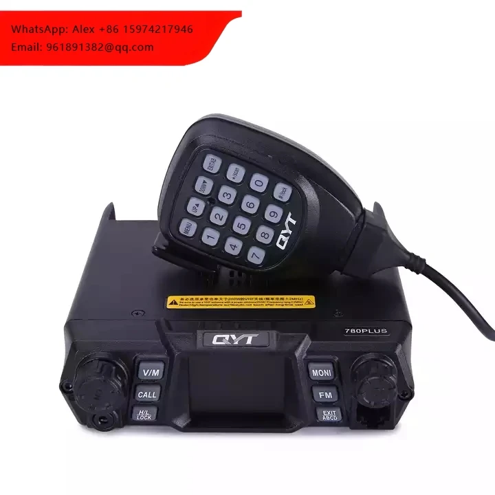 

QYT KT-780plus VHF CAR Radio 100W High Output Car Mobile Radio Base Single Band Vehicle Mounted Two Way Radio Vehicle Mouted