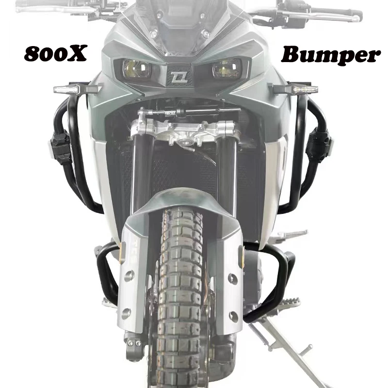 

800X бампер мотоциклетный бампер комплект защиты посадки для Colove KOVE 800X верхний и нижний защитный бампер 800X аксессуары