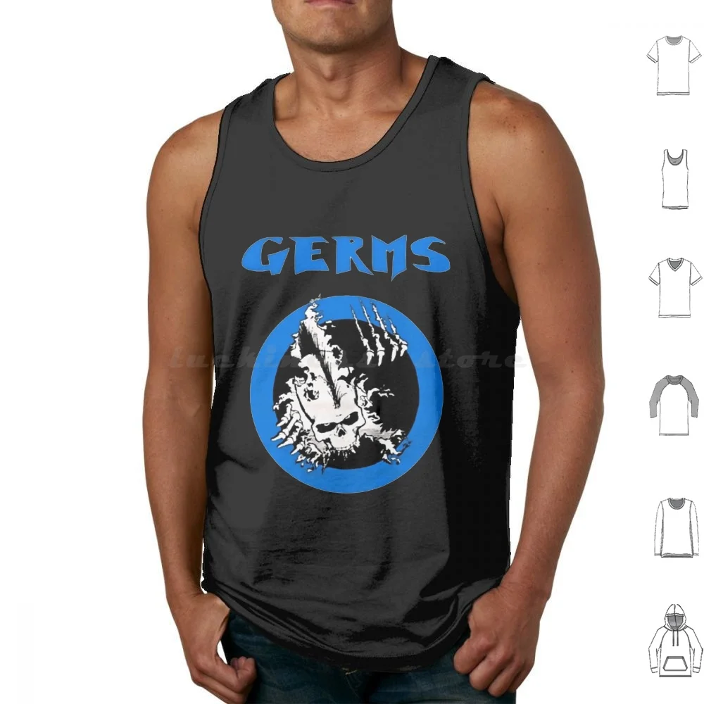 The Germs Tank Tops Print Cotton The Germs B118 Punk The Germ The Germs Vintage The Germs Art B118 Punk The Germs The