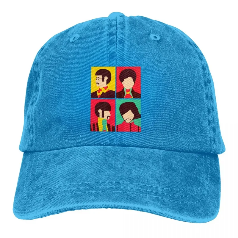 

The Fab Four Baseball Caps Peaked Cap The Beatle Band Sun Shade Hats for Men Women