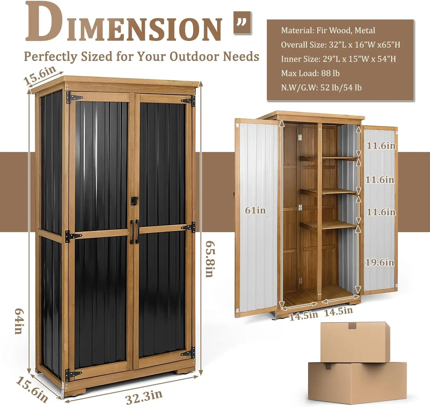 [¡Venta flash, liquidación! ]Mueble de almacenamiento exterior impermeable con estantes, gabinetes exteriores resistentes a la intemperie, patio, patio, patio trasero, piscina