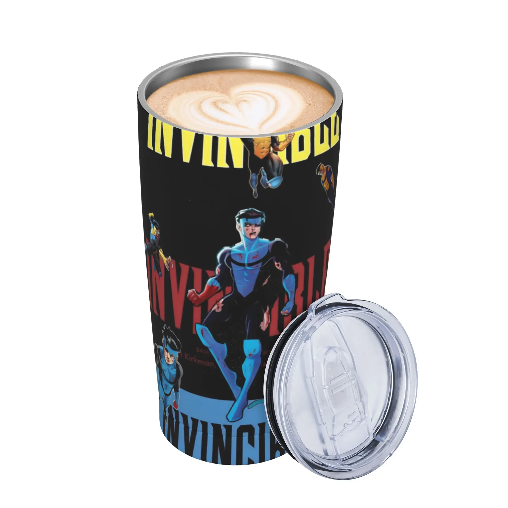 Invincibles Comic Tumbler Vacuum Insulated  Thermal Cup Vacuum Flask Outdoor Mug Water Bottle 20oz