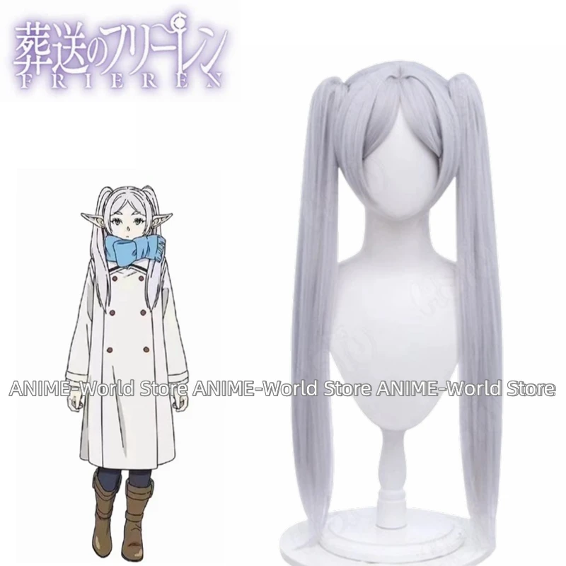 Frieren: Beyond 150.'s End Sousou no Frieren Frieren B Edition, Manteau en Laine Blanche, Costume de Cosplay, Perruque Chaussures, Taille Personnalisée