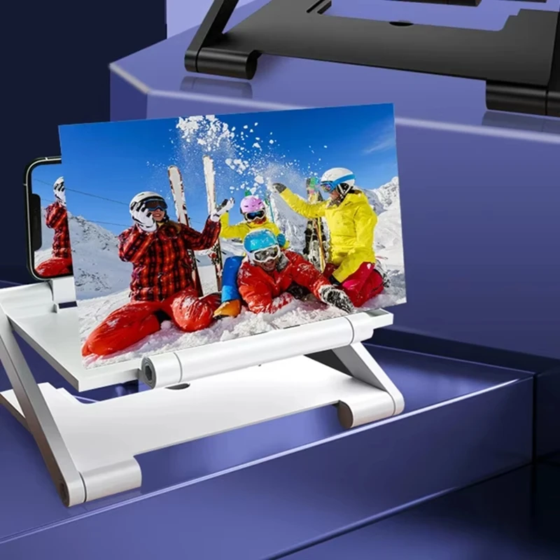 جديد ثلاثية الأبعاد شاشة مكبر للصوت شاشة الهاتف المحمول فيديو المكبر HD المتوسع العارض هاتف ذكي عرض قوس مكبرة 2026