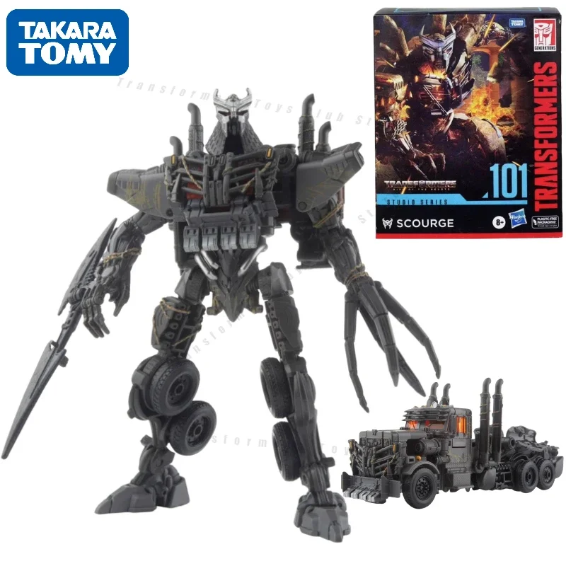 In Stock TAKARA TOMY Transformers Scourge TF7 SS101 Studio Series Rise of The Beasts Collectible Action Figure Toys Gifts