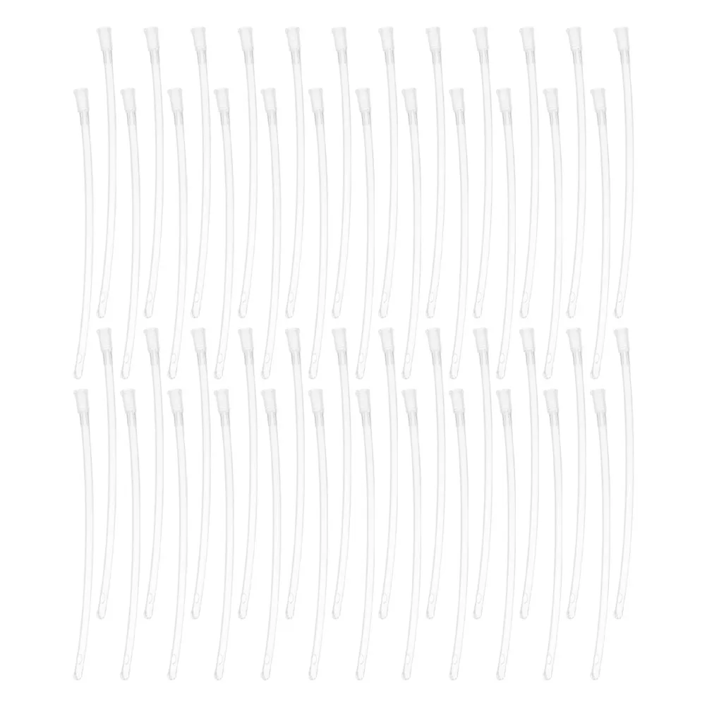 

100pcs Replacement Heads Baby Bird Feeder Hand Feeding Tools Tube Supplies Durable ABS Suitable Parrots Small Birds Accessories