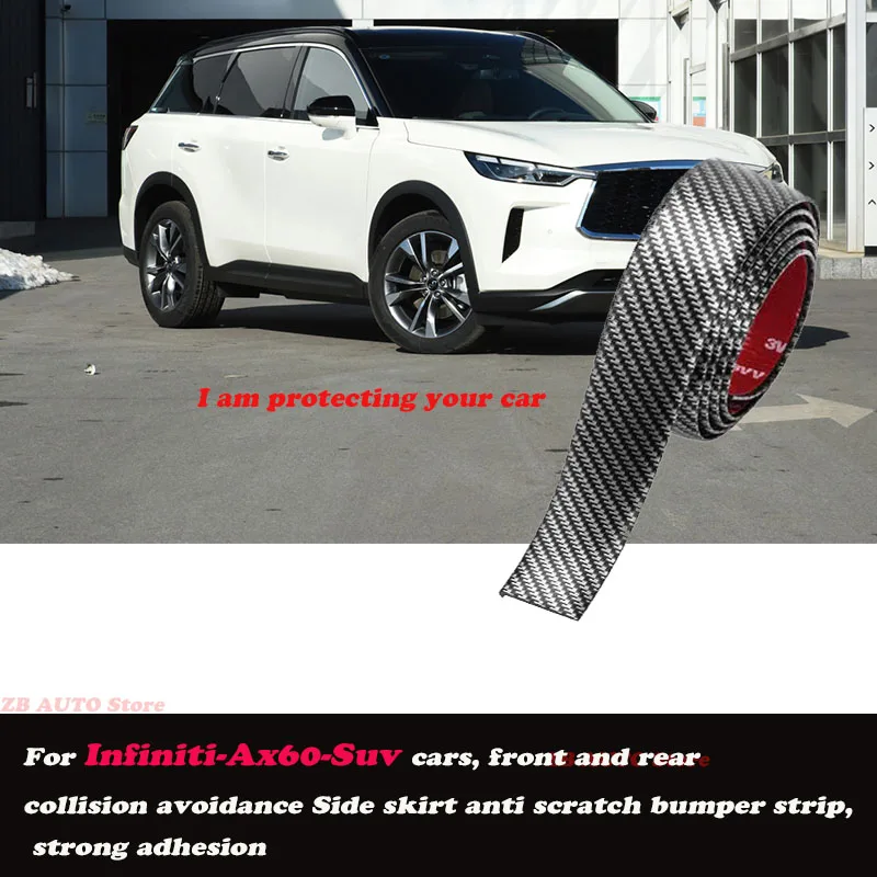 

Strong adhesive bumper strip, front and rear lip side skirts, collision and scratch resistant, suitable For Infiniti Ax60 Suv