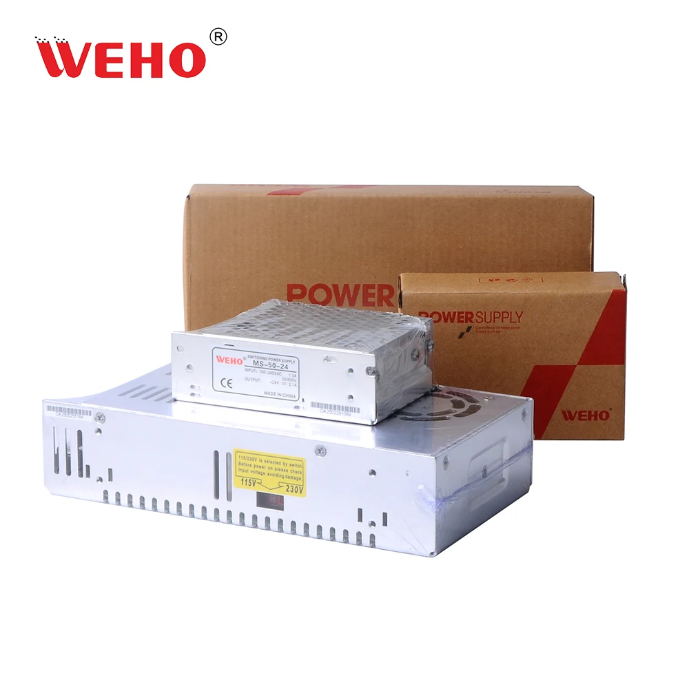 Wholesale Price MS-50-24 50W 24V 2.1A Mini-size LED Switching Power Supply Transformer 110V 220V AC to DC 24V output CNC Parts