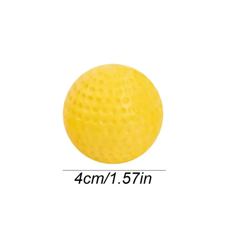 Pelotas de Golf de colores brillantes, pelotas pequeñas de espuma de PU de 4cm, pelota de Golf de rebote alto multifuncional, suave