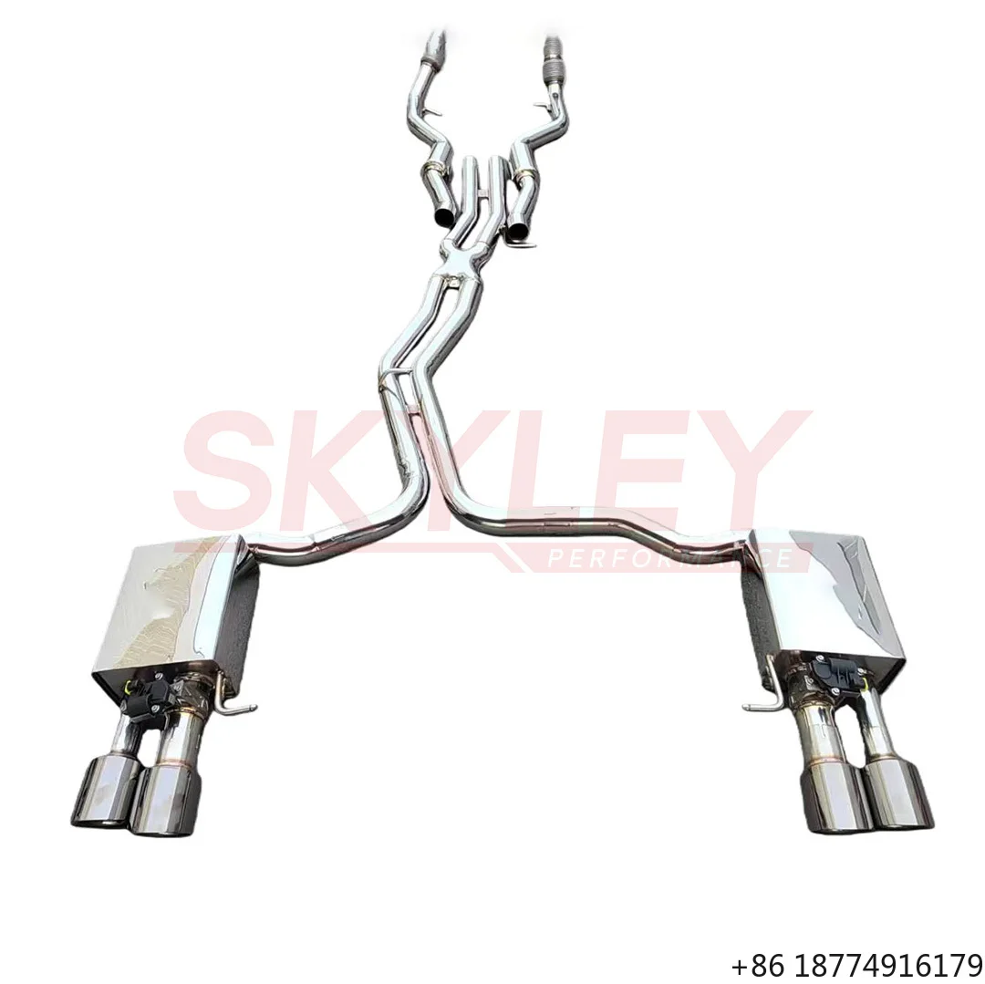 

High Performance Exhaust Pipes Muffler Stainless Steel Catback Exhaust for A6/A7 C8 3.0T 2019-2022 Car Exhaust System