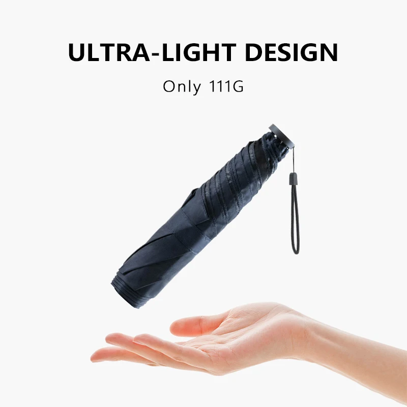 

Mini Light Umbrella Anti-UV Parasol for UV Protection Lightweight Carbon Fiber Windproof Umbrella for Travel Walking Folding