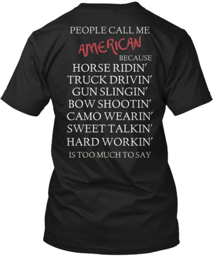 

People Call Me T-Shirt Made in the USA Size S to 5XL